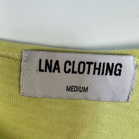 LNA Revolve Liani Tank Dress in Citrus Yellow Sleeveless Mini women’s size M - Picture 7 of 14